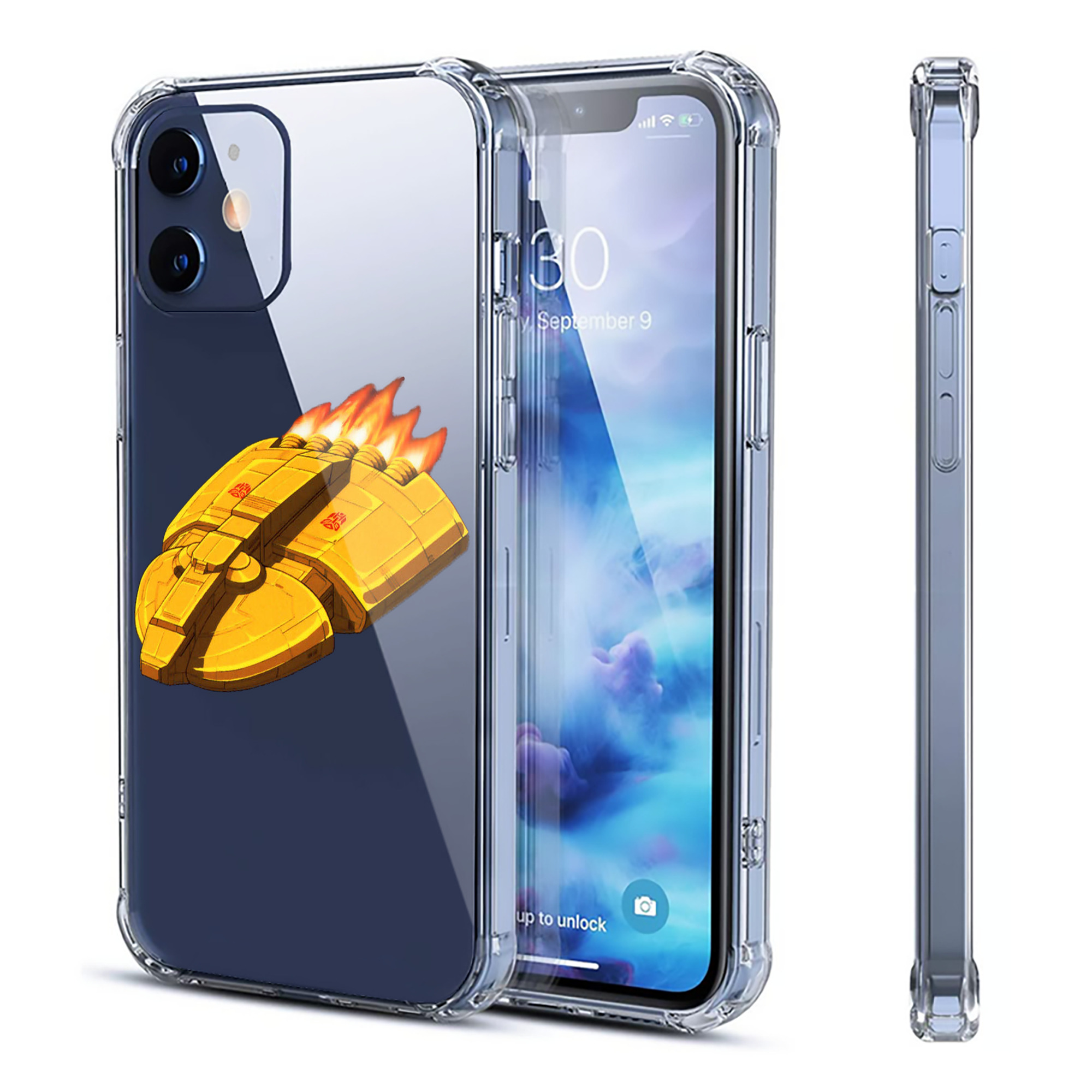 （画像用）  【iPhone 12シリーズ対応】透明スマホケース（クリアソフトケース）